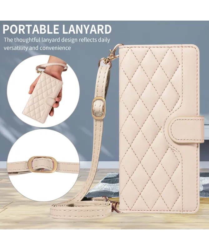 Housse Samsung Galaxy A17 5G Portefeuille avec Bandoulière