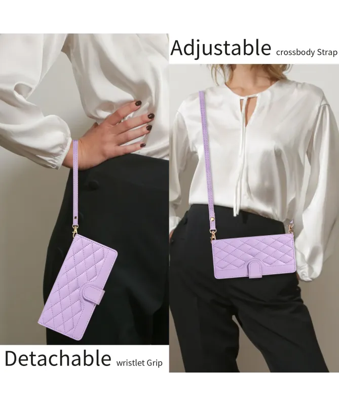 Housse Samsung Galaxy A17 5G Portefeuille avec Bandoulière