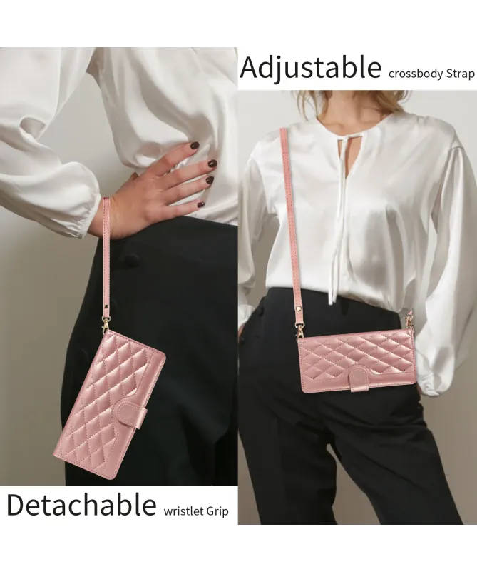 Housse Samsung Galaxy A17 5G Portefeuille avec Bandoulière