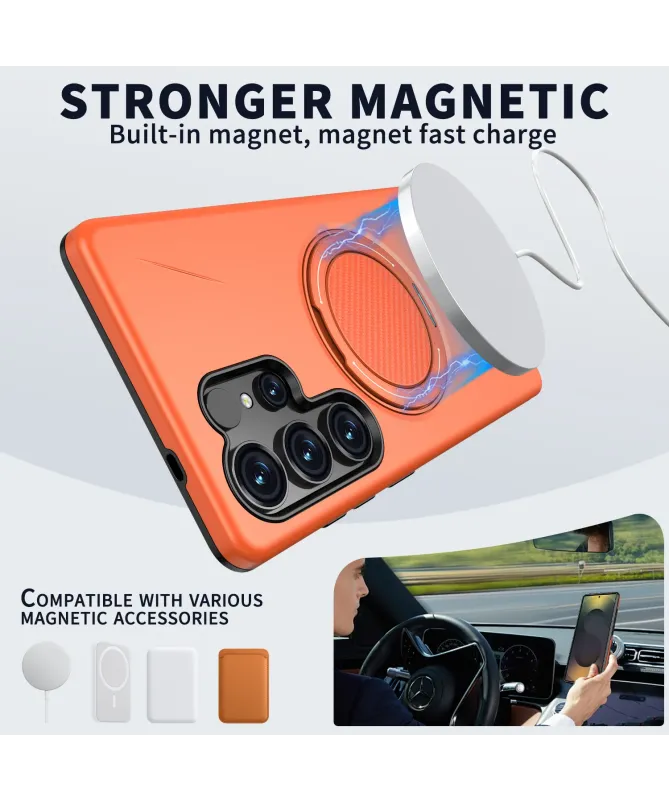 Coque Samsung Galaxy S25 Ultra Antichoc avec Anneau 360° | AXIS