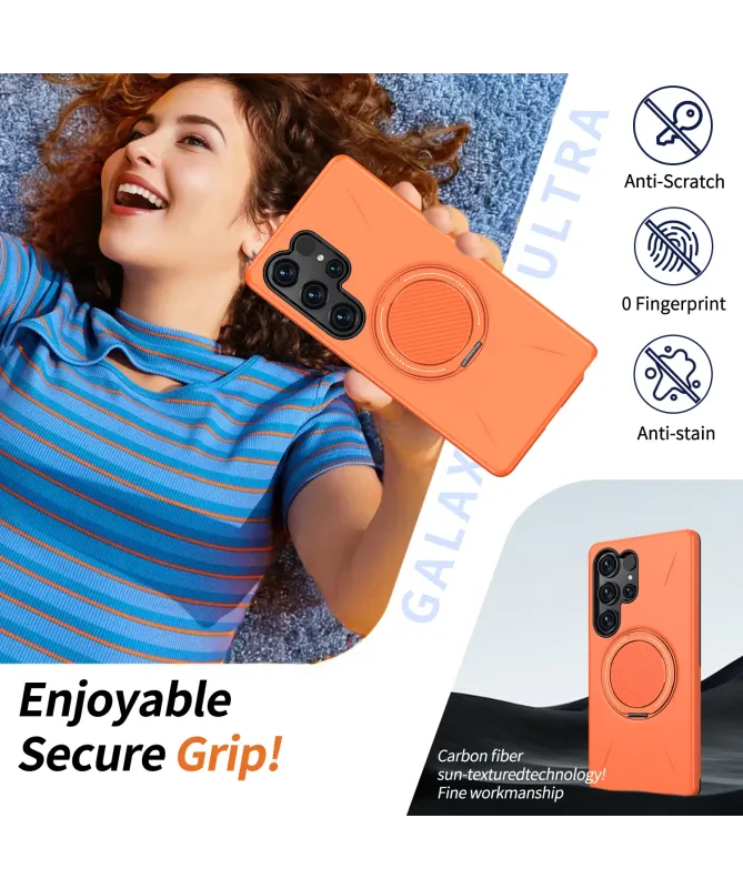 Coque Samsung Galaxy S25 Ultra Antichoc avec Anneau 360° | AXIS