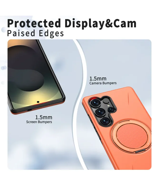 Coque Samsung Galaxy S25 Ultra Antichoc avec Anneau 360° | AXIS