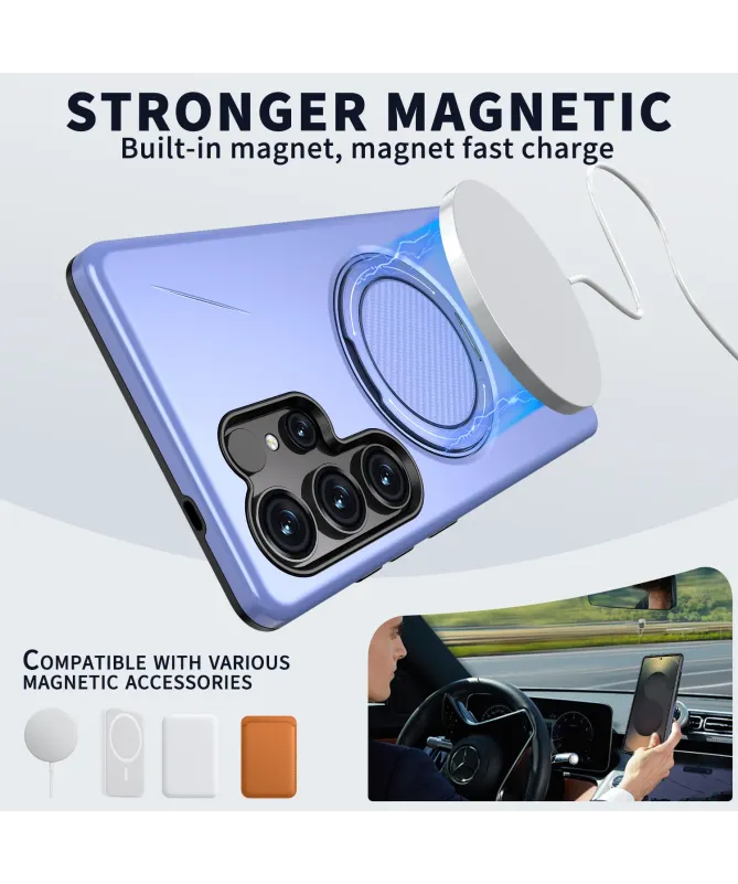 Coque Samsung Galaxy S25 Ultra Antichoc avec Anneau 360° | AXIS