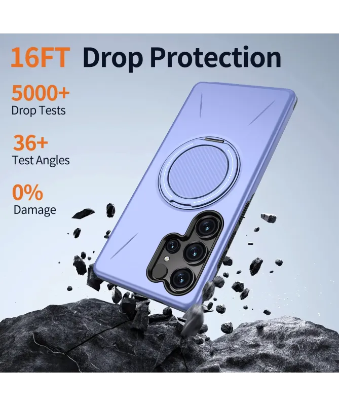 Coque Samsung Galaxy S25 Ultra Antichoc avec Anneau 360° | AXIS