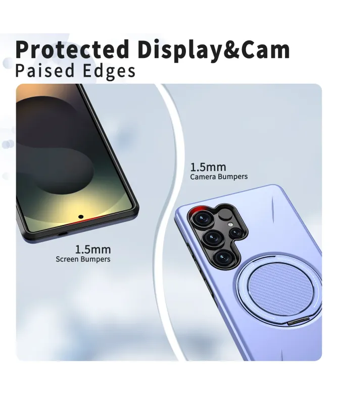 Coque Samsung Galaxy S25 Ultra Antichoc avec Anneau 360° | AXIS