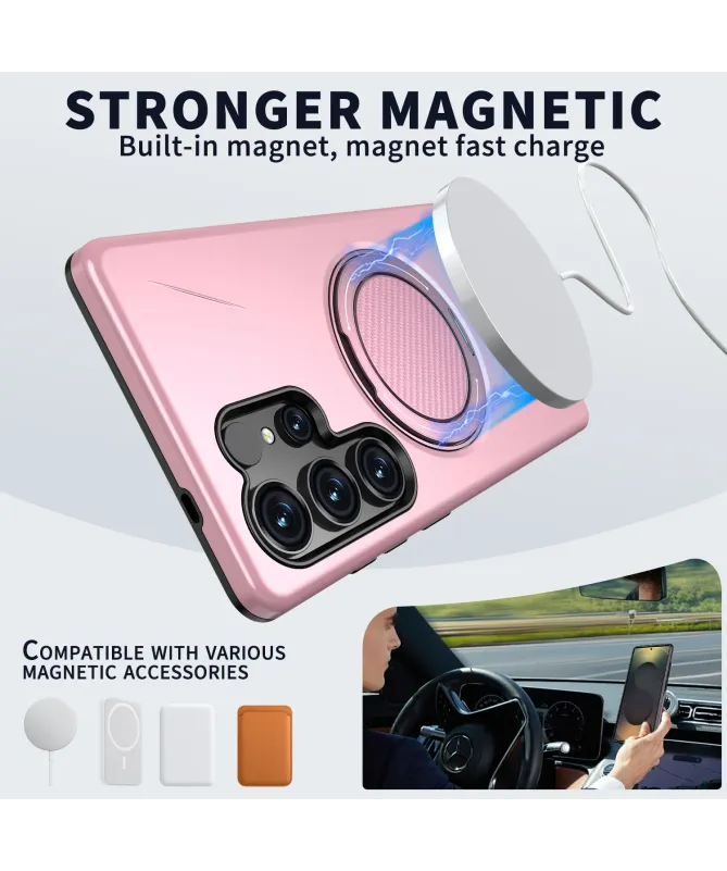 Coque Samsung Galaxy S25 Ultra Antichoc avec Anneau 360° | AXIS