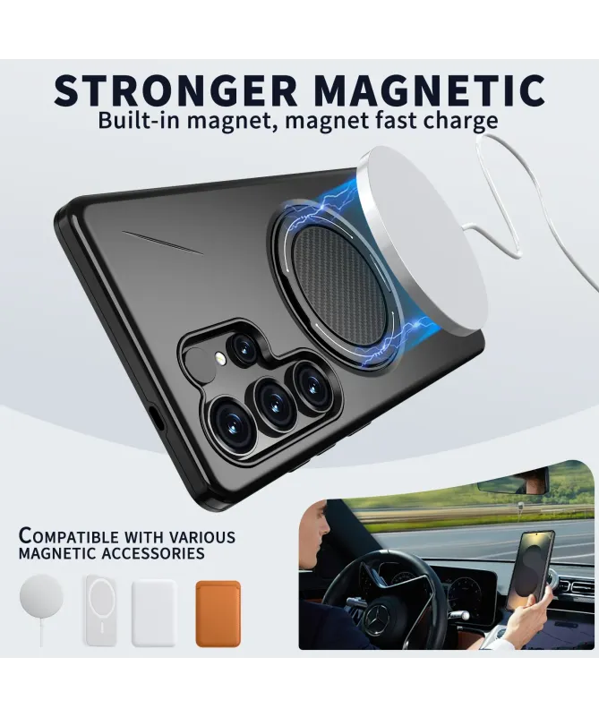 Coque Samsung Galaxy S25 Ultra Antichoc avec Anneau 360° | AXIS