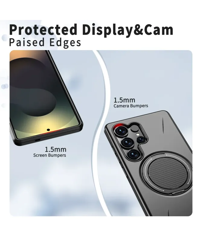 Coque Samsung Galaxy S25 Ultra Antichoc avec Anneau 360° | AXIS