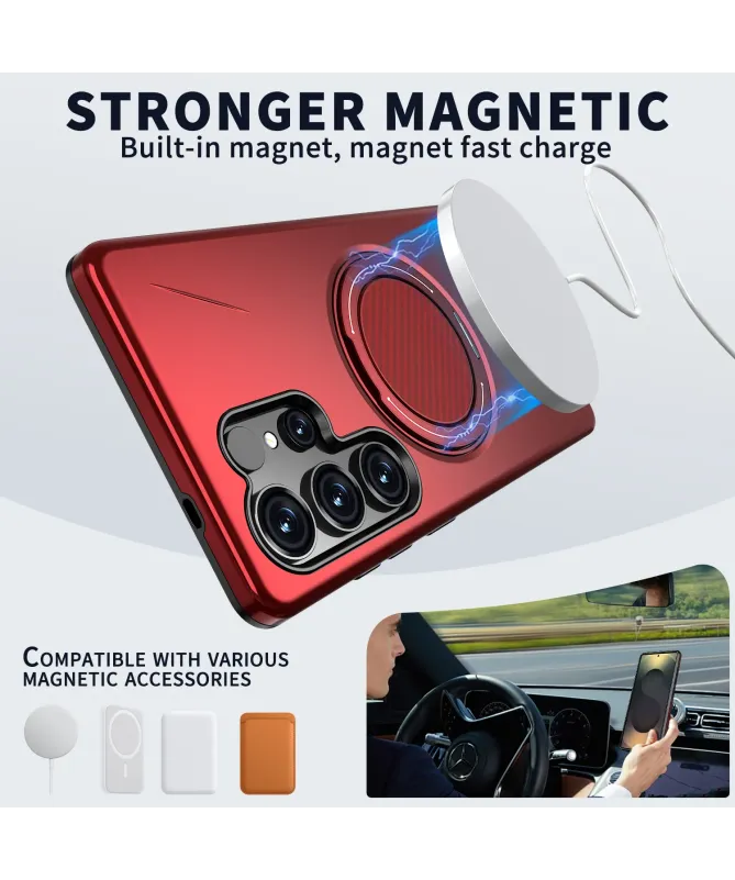 Coque Samsung Galaxy S25 Ultra Antichoc avec Anneau 360° | AXIS