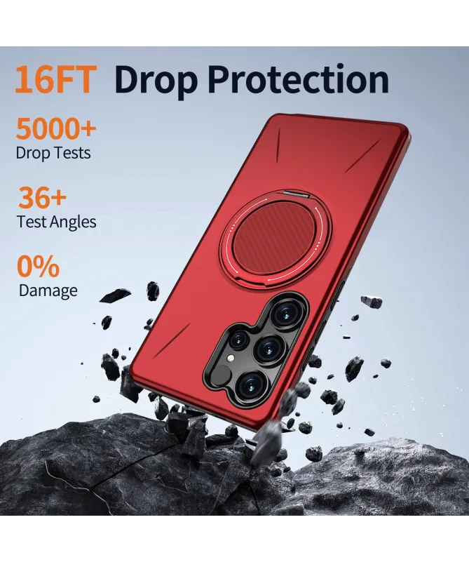 Coque Samsung Galaxy S25 Ultra Antichoc avec Anneau 360° | AXIS
