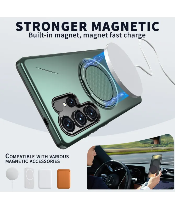 Coque Samsung Galaxy S25 Ultra Antichoc avec Anneau 360° | AXIS
