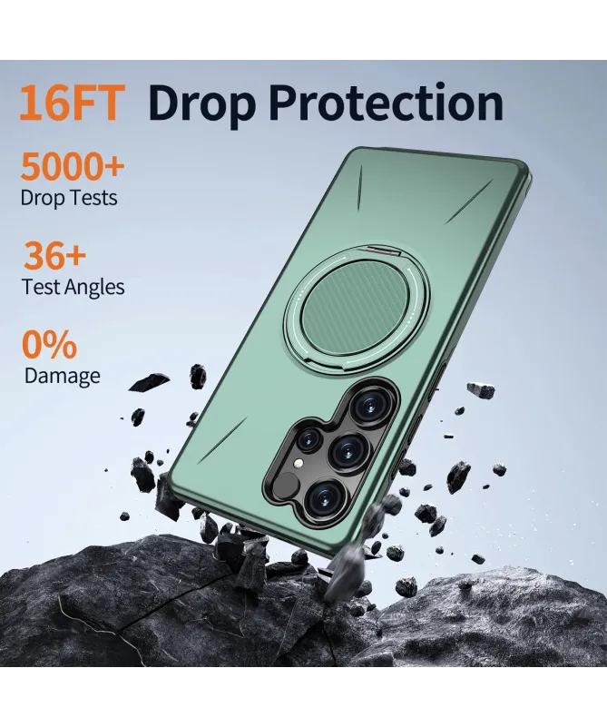 Coque Samsung Galaxy S25 Ultra Antichoc avec Anneau 360° | AXIS