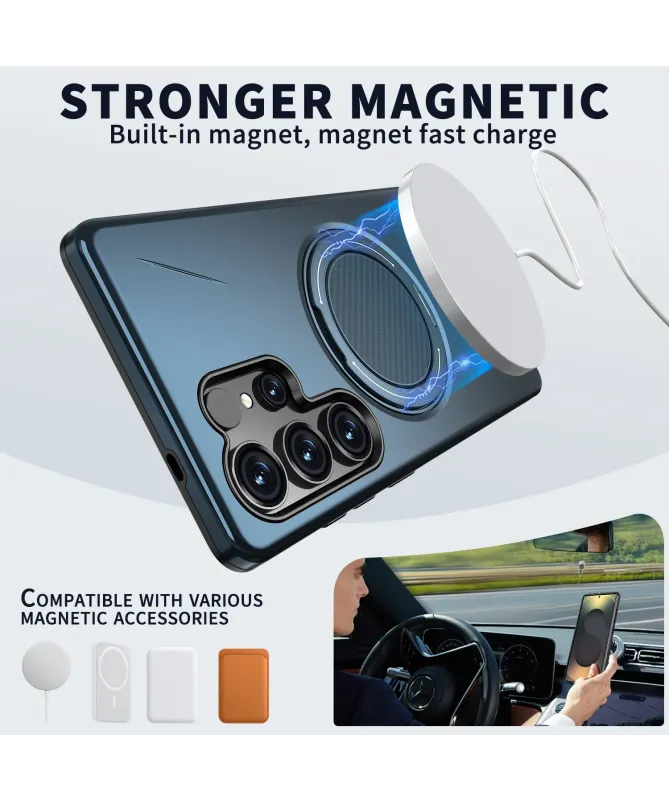 Coque Samsung Galaxy S25 Ultra Antichoc avec Anneau 360° | AXIS