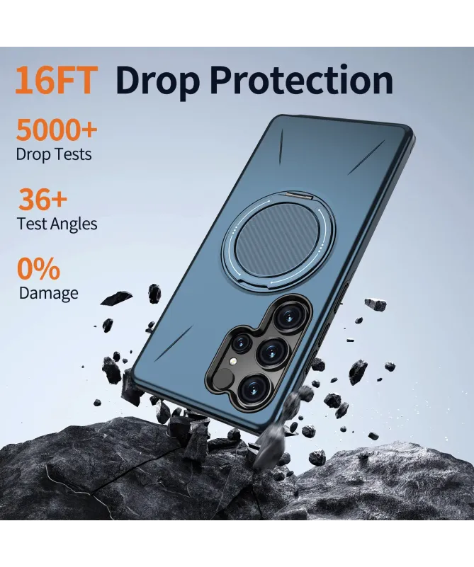 Coque Samsung Galaxy S25 Ultra Antichoc avec Anneau 360° | AXIS
