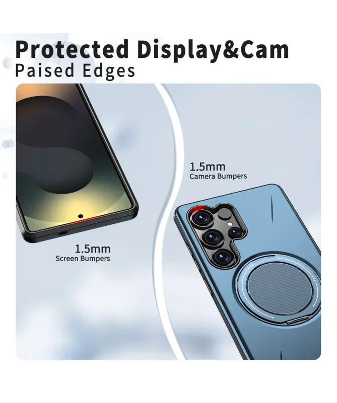 Coque Samsung Galaxy S25 Ultra Antichoc avec Anneau 360° | AXIS
