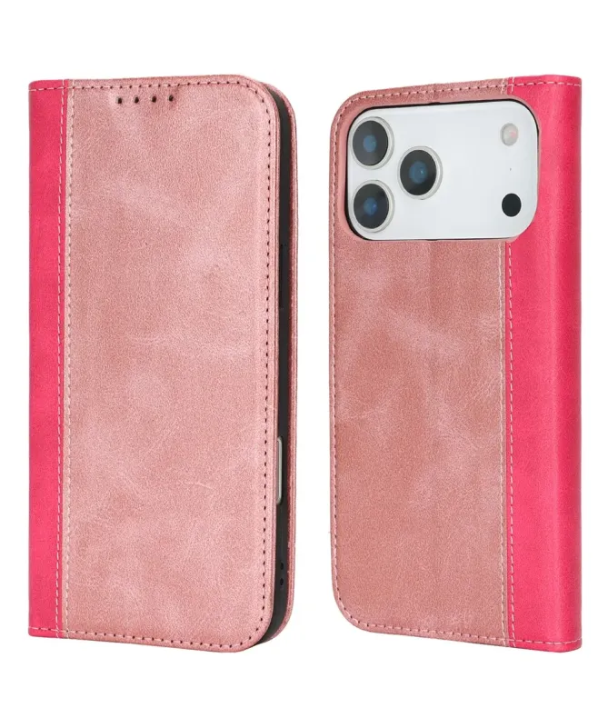 Étui Portefeuille iPhone 17 Pro Max Bicolore