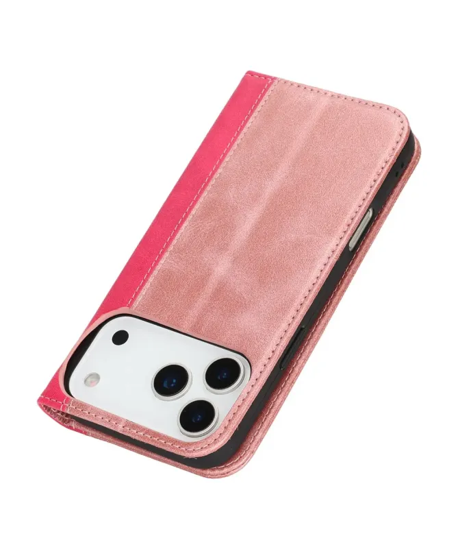 Étui Portefeuille iPhone 17 Pro Max Bicolore