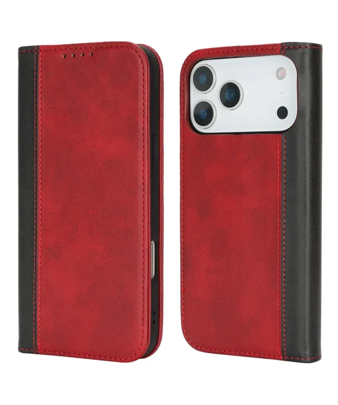 Étui Portefeuille iPhone 17 Pro Max Bicolore