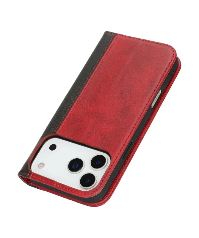 Étui Portefeuille iPhone 17 Pro Max Bicolore
