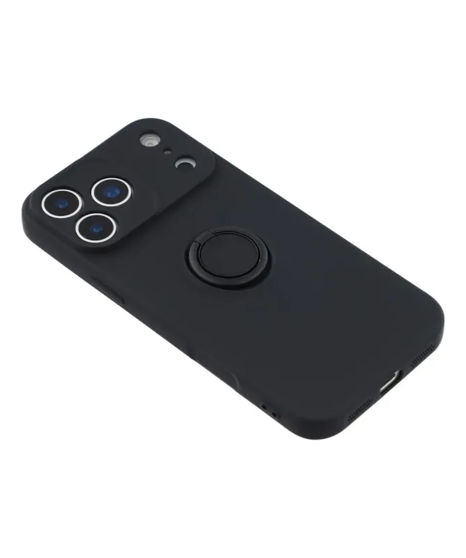 Coque iPhone 17 Pro Max silicone liquide avec anneau