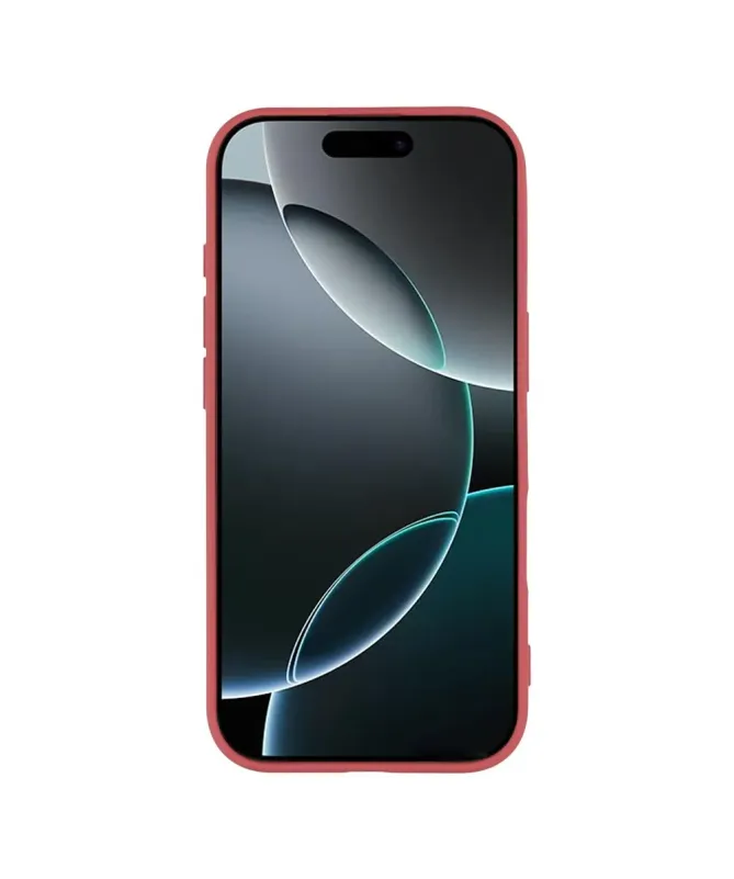 Coque iPhone 17 Pro Max silicone liquide avec anneau