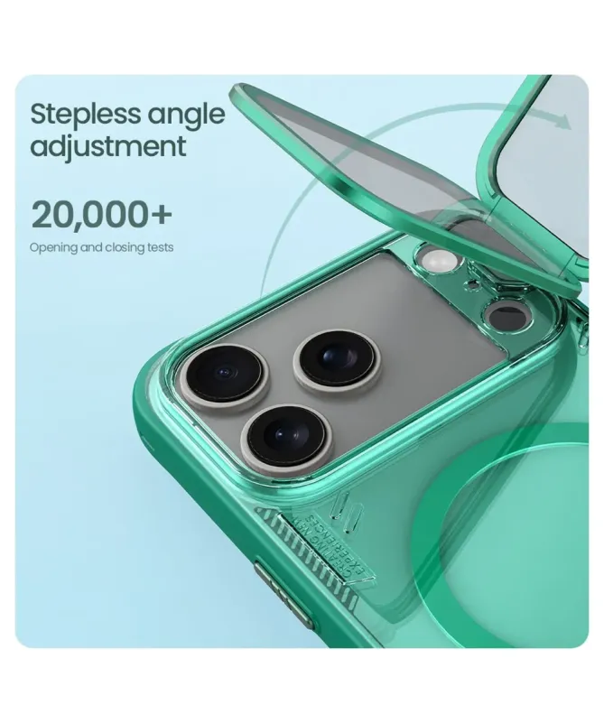 Coque iPhone 17 Pro Max NILLKIN Iceblade Prop avec MagSafe et support