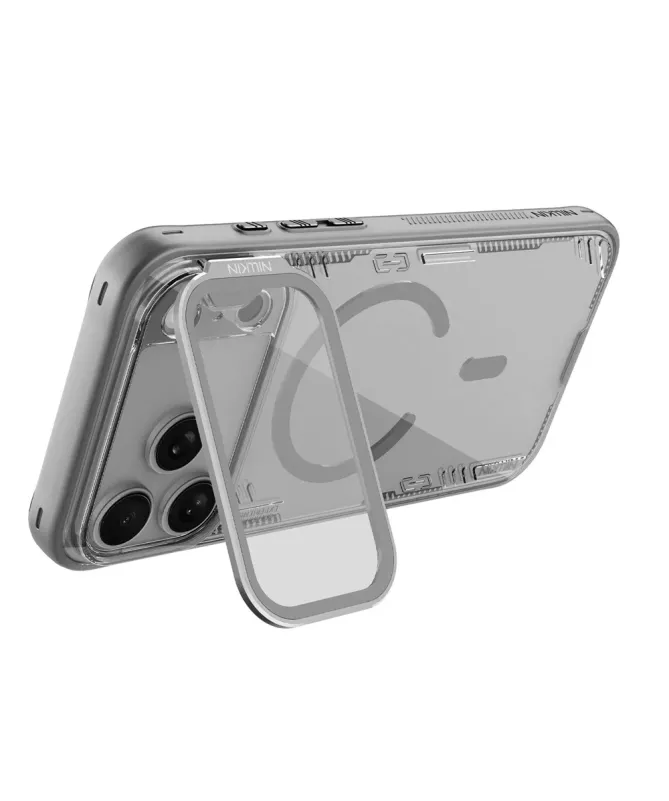 Coque iPhone 17 Pro Max NILLKIN Iceblade Prop avec MagSafe et support