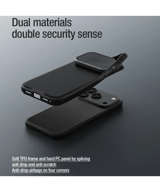 Coque iPhone 17 Pro Max Nillkin CamShield Prop avec Support Caméra