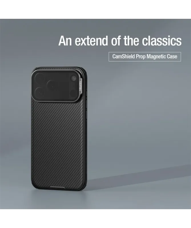 Coque iPhone 17 Pro Max Nillkin CamShield Prop avec Support