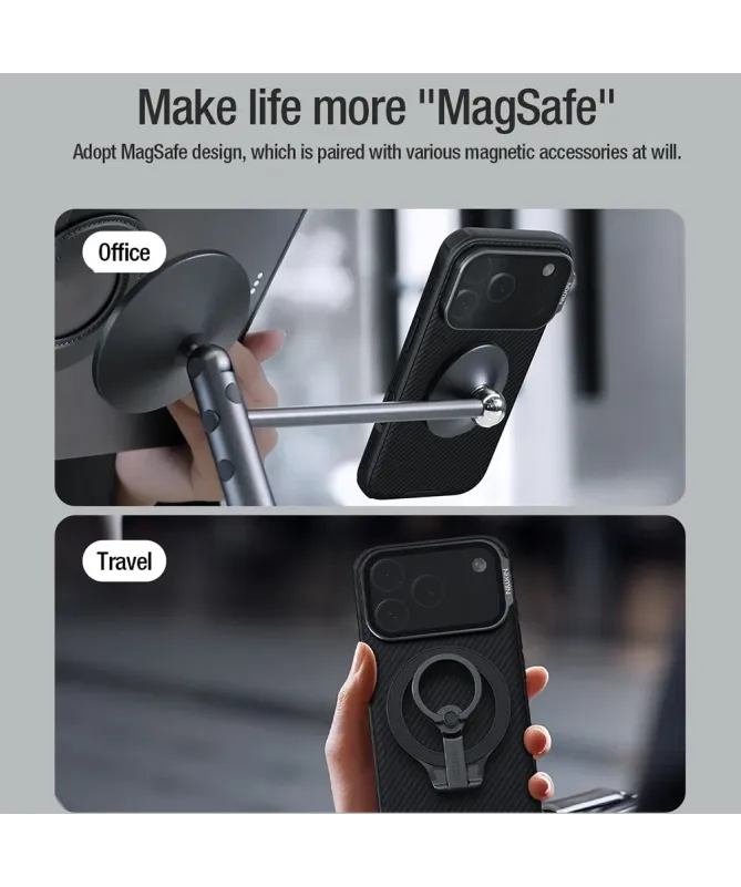 Coque iPhone 17 Pro Max Nillkin CamShield Prop avec Support