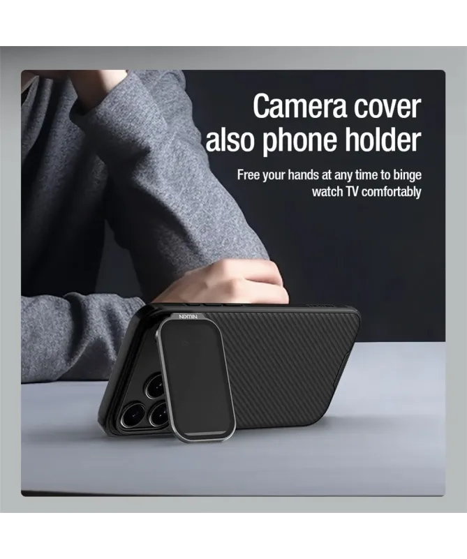 Coque iPhone 17 Pro Max Nillkin CamShield Prop avec Support