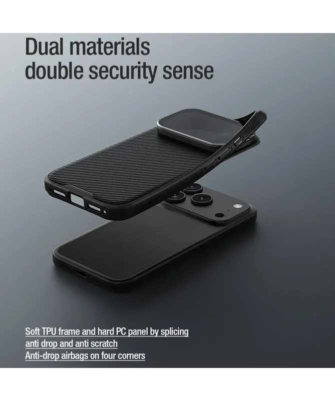 Coque iPhone 17 Pro Max Nillkin CamShield Prop avec Support