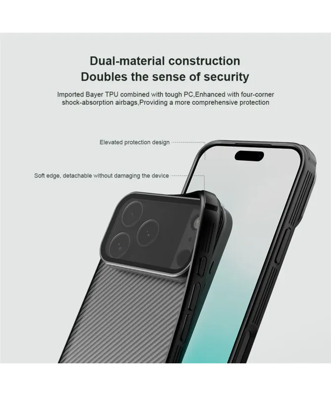 Coque iPhone 17 Pro Max Nillkin CamShield Prop avec Support Appareil P