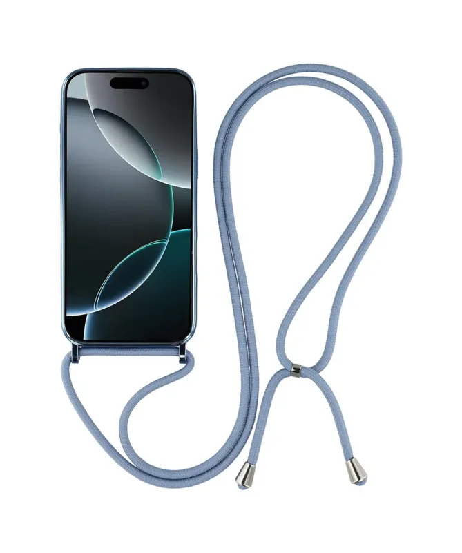 Coque Cordon MagSafe pour iPhone 17 Pro Max avec Contour Chromé
