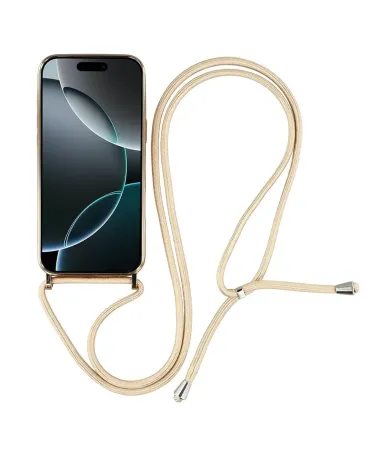 Coque Cordon MagSafe pour iPhone 17 Pro Max avec Contour Chromé Or - photo 7