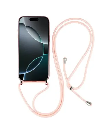 Coque Cordon MagSafe pour iPhone 17 Pro Max avec Contour Chromé Or Rose - photo 12