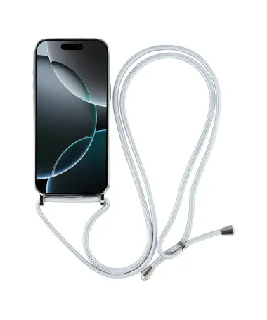 Coque Cordon MagSafe pour iPhone 17 Pro Max avec Contour Chromé Argent - photo 17