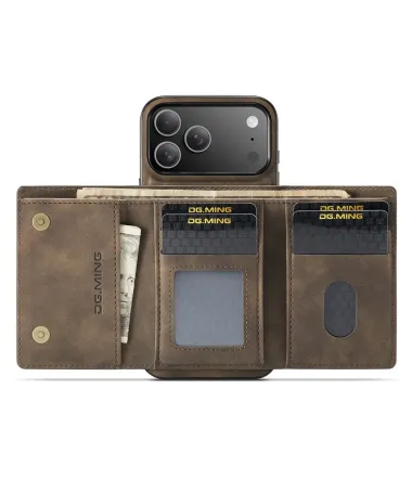 Coque iPhone 17 Pro Max Porte-cartes Détachable | M1 Series Marron - photo 11