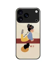 Coque iPhone 17 Pro Max à Motif Yoga et Chat | ZEN