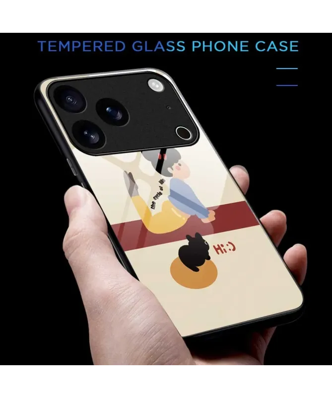 Coque iPhone 17 Pro Max à Motif Yoga et Chat | ZEN