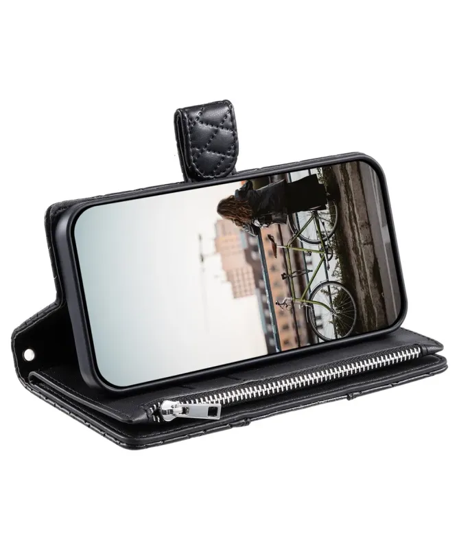 Housse Google Pixel 10 Pro XL Matelassée à Poche Zippée