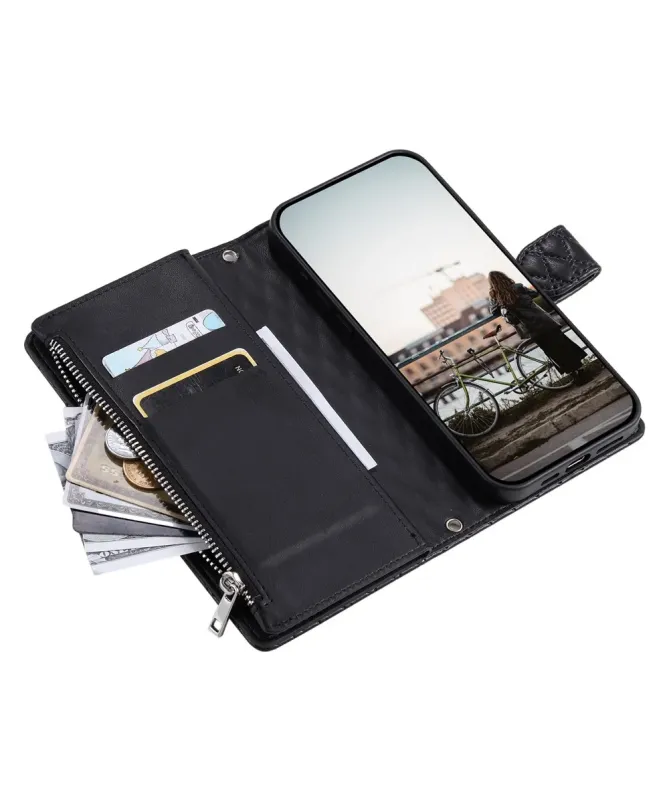 Housse Google Pixel 10 Pro XL Matelassée à Poche Zippée