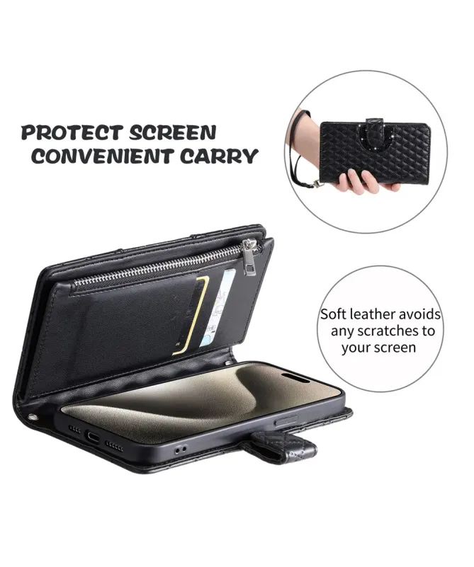 Housse Google Pixel 10 Pro XL Matelassée à Poche Zippée