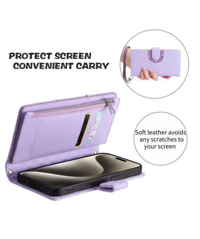 Housse Google Pixel 10 Pro XL Matelassée à Poche Zippée