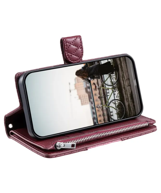 Housse Google Pixel 10 Pro XL Matelassée à Poche Zippée