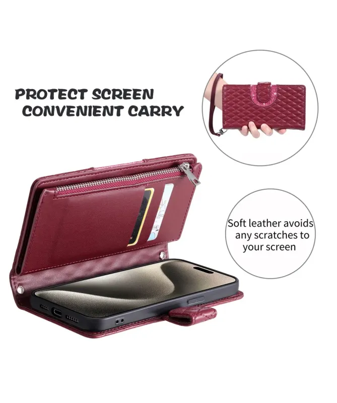 Housse Google Pixel 10 Pro XL Matelassée à Poche Zippée