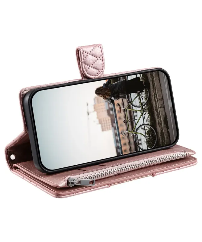 Housse Google Pixel 10 Pro XL Matelassée à Poche Zippée