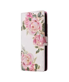 Housse Samsung Galaxy A17 5G à Roses Rehaussées d'Or