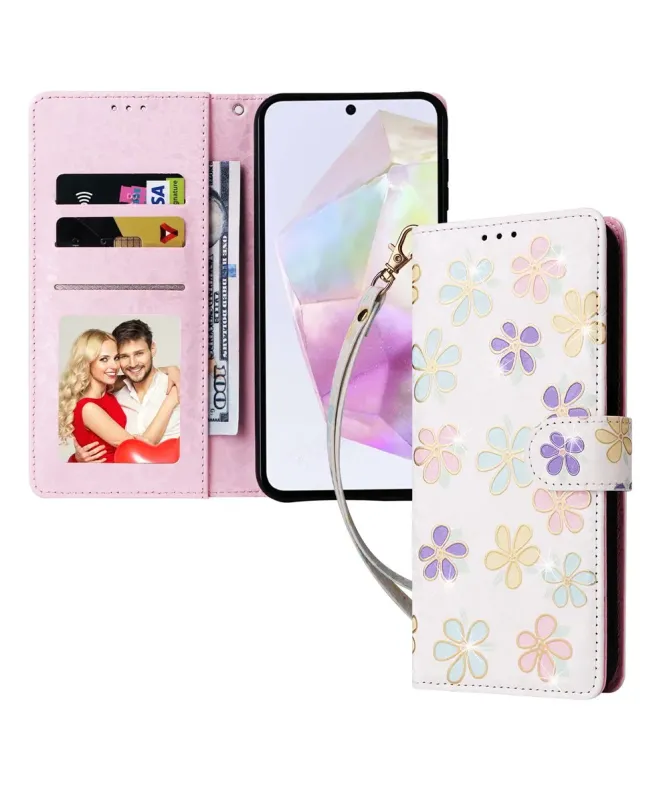 Housse Samsung Galaxy A17 5G / A26 5G à Fleurs Pastel