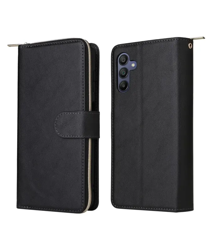 Housse Samsung Galaxy A17 5G Portefeuille Grande Capacité à Zip